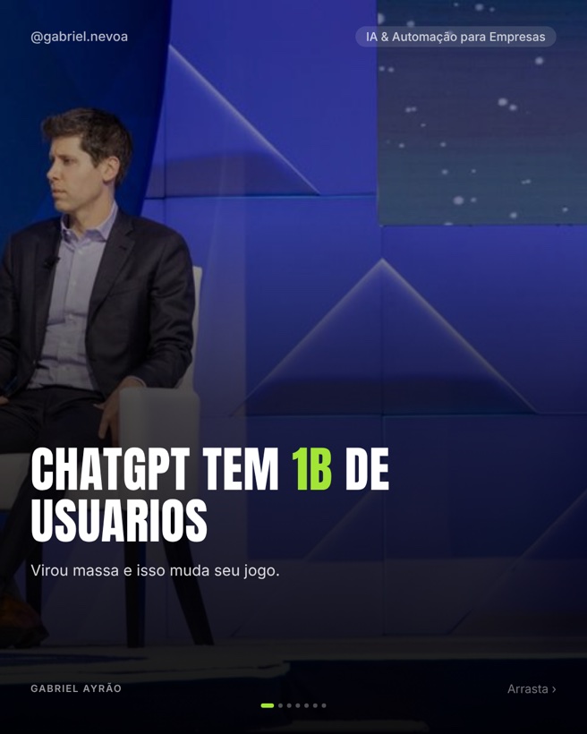 Post real gerado no Content Machine