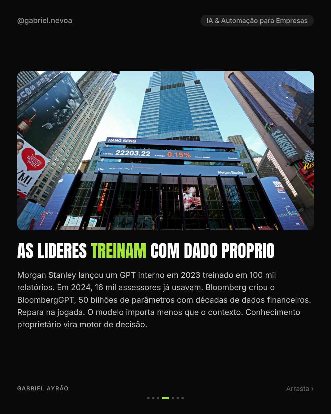 Post real gerado no Content Machine